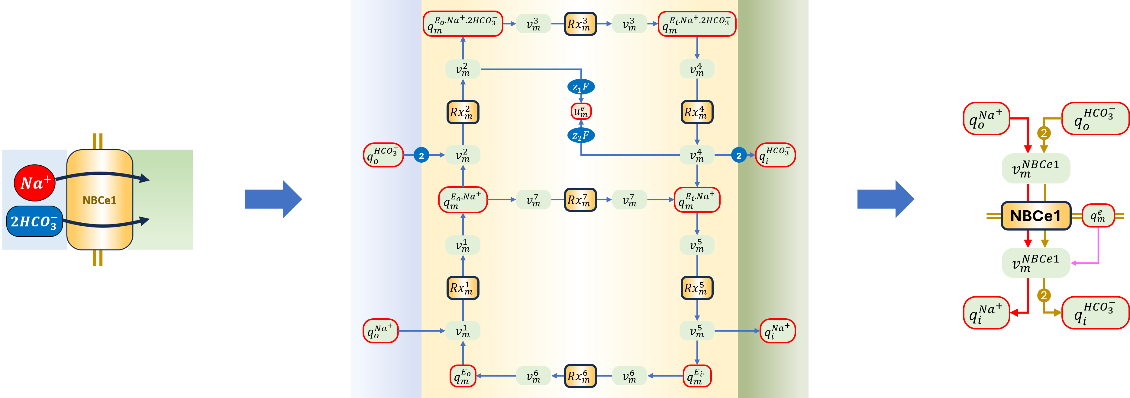 Schematic and bond graph of the model